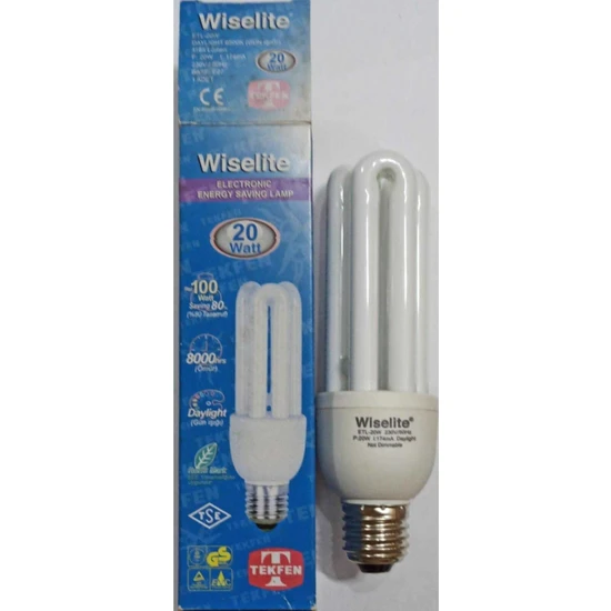Wiselite ETL-20W Daylıghtgün Işığı LED Ampul