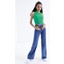 Yeşil Basic Kolsuz O Yaka Kadın Crop Top Atlet - 97204 2