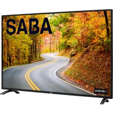 Saba SB55352 55" 139 Ekran Dahili Uydu Alıcılı 4K Ultra HD Smart LED TV