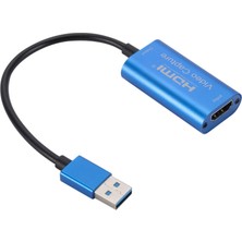 Prettiya USB Video Yakalama Kartı HDMI 1080P 60Hz HDMI Yakalama Cihazı Canlı Akış (Yurt Dışından)