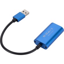 Prettiya USB Video Yakalama Kartı HDMI 1080P 60Hz HDMI Yakalama Cihazı Canlı Akış (Yurt Dışından)