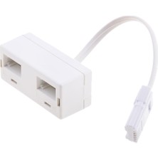 Prettiya Ingiltere Bt RJ11 Fiş Erkek Çift Bt (Ingıltere) RJ11 Dişi Telefon Soket Adaptörü (Yurt Dışından)