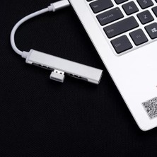 Coverzone Type-C To USB Hub 4 Port Çoklayıcı Macbook Ile Uyumlu Çoğaltıcı Adaptör