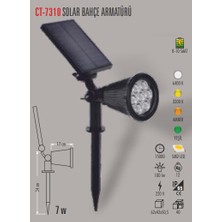 Cata CT-7310 7W Solar Bahçe Armatürü Beyaz Cata