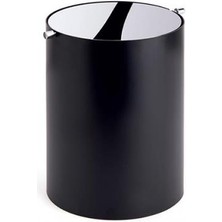 System Siyah-Krom Çöp Kovası Ba40013 001012 Al6-Cr