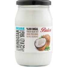 Balen Organik Sertifikalı Katı Hindistan Cevizi Yağı 300 gr Soğuk Pres Yeni Tarihli