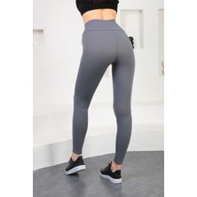 Boutique Depina Seamless Yüksek Bel Günlük Spor Kadın Fitilli Tayt