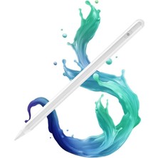 MTK Moveteck Apple iPad 10.2 Inç 2021 9.nesil Için Dokunmatik Kalem Palm Rejection Active Stylus Özel Yazı Çizim Kalemi