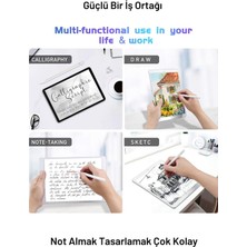 MTK Moveteck Apple iPad 10.2 Inç 2021 9.nesil Için Dokunmatik Kalem Palm Rejection Active Stylus Özel Yazı Çizim Kalemi