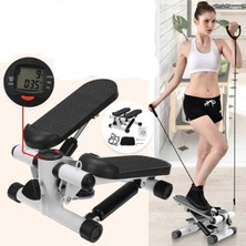 Pekial Fitness Twister Stepper Step Aleti  Ipli Egzersiz Aleti  Siyah