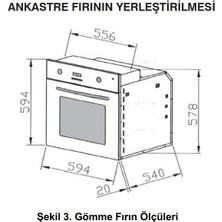 Termikel Ankastre Fırın BO S6433 W