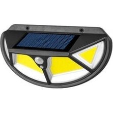 Mega Avm Sge 102 Cob LED Yeni Teknoloji Güneş Enerjili Hareket Sensörlü Bahçe Aydınlatması Beyaz Işık