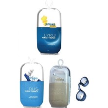 Duş Kulak Tıkacı M + Uyku Kulak Tıkacı L + Horlama Giderici L  Beden