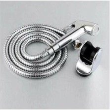 Mega Avm Spiralli Taharet Musluk Seti Krom Tuvalet Tabancası Taharet Başlığı +Duş Hortumu +Duş Mafsalı