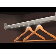 Mega Avm Dolap Içi Sensörlü LED Askı Borusu - Trafolu - 75CM