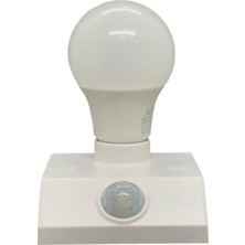 Mega Avm 9W (60W) 360 Derece Hareket Sensörlü Lamba Beyaz 6500K E27 Duy