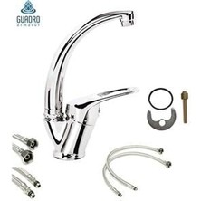 Mega Avm Guadro Mix Kuğu Banyo Lavabo Musluğu Çeşmesi Bataryası