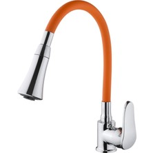 Mega Avm Elmas T-Mix Turuncu Çift Fonksiyonlu Mutfak Evye Bataryası