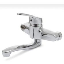 Mega Avm Kca Duvardan Klasik Alttan Oynar Borulu Mutfak Eviye Bataryası Çeşmesi Musluğu Garantili Paslanmaz