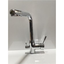 Mega Avm Su Arıtma Cihazı Için Lüx 3 Yollu Arıtmalı Musluk Batarya AK-216