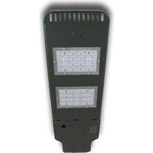 Mega Avm Solar LED Güneş Enerjili Direk Üstü Alüminyum Sokak-Cadde Armatürü 40W Işık ve Hareket Sensörlü