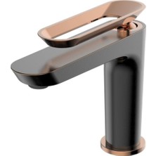 Mega Avm Hermes Lavabo Bat.fırçalı Bronz-Rose Gold
