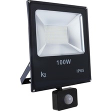 Mega Avm K2 KLF161B 100W 6500K Beyaz Sensörlü LED Projektör