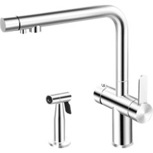 Mega Avm Lusso Krom 4040 Arıtma Su Çıkışlı Mutfak Armatürü