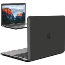 MobaxAksesuar Apple MacBook Air 13.3" M1 A2337 2021 Kılıf Mat Ön Arka Kapak