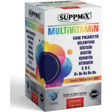 Suppmix Saw Palmetto Çinko Selenyum Multivitamin 60 Tablet