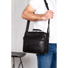 Newish Polo Deri Kasalı Postacı Çanta Battal Yan Model