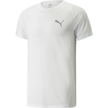 Puma Evostripe Tee Erkek Günlük Tişört 84739402 Beyaz