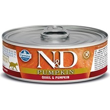 N&d Balkabaklı ve Bıldırcınlı Kedi Konservesi 80 gr