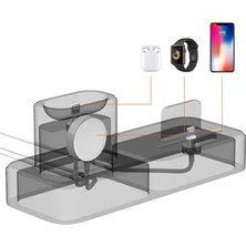 Ally 3in1 Charging Base Iphone+ Iwatch+ Ipods Silikon Şarj Standı