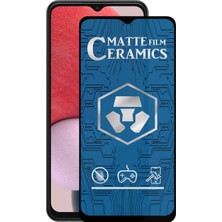 Case World Samsung Galaxy A13 Tam Kaplayan Mat Seramik Nano Esnek Ekran Koruyucu Cam