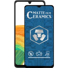 Case World Samsung Galaxy A33 Tam Kaplayan Mat Seramik Nano Esnek Ekran Koruyucu Cam