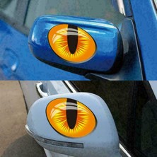 Tsc Kedi Gözleri Araba Aynası Için Sticker 9Cm 2 Adet 1 Çift