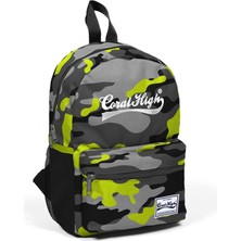 Coral High Kids Siyah Desenli Mini Sırt Çantası