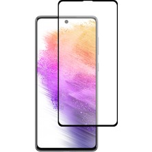 Caseart Samsung Galaxy A73 Tam Kaplayan Temperli Ekran Koruyucu Cam