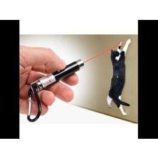 4 Yedek Başlıklı Pilli Kedi Oyuncağı Lazer Anahtarlık-
