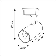 Ucuz Geldi Mini Ray Spot Sylvania Gu-10 LED Ampullü Spot Lamba 6500K Beyaz Kasa Beyaz Işık