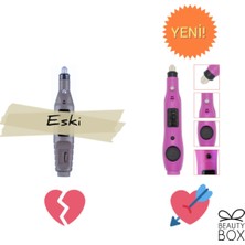 Beauty Box Güçlü Tırnak Törpü Seti Yeni Trend Usb'li Üstün Tasarım Nail Drill Nail Art Beyaz Renk