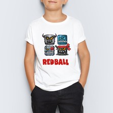 Morinna Red Ball 4 Crazy Kırmızı Top Redball Çocuk Tişört Mr-02