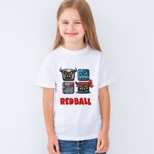 Morinna Red Ball 4 Crazy Kırmızı Top Redball Çocuk Tişört Mr-02