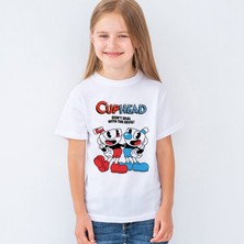 Morinna Cuphead Çocuk Tişört T-Shirt Mr-02