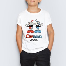 Morinna Cuphead Çocuk Tişört T-Shirt Mr-03