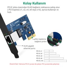 Ugreen Gigabit 10/100/1000 Pci Express Harici RJ45 Ethernet Ağ Karti