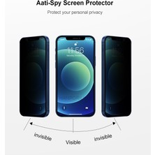 Hanporium Samsung Galaxy A73 5g Hayalet Ekran Koruyucu 6d Kırılmaz Cam Gizlilik Korumalı - Ekranı Tam Kaplar - Ultra Darbe Emici Etkin Koruma