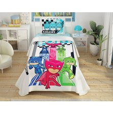 Taç Pj Masks Take Action Tek Kişilik Lisanslı Pike Takımı