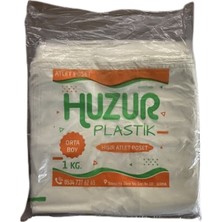 Huzur Beyaz Atlet Poşet 3 Boyutta Set (Kalın Plastikten)